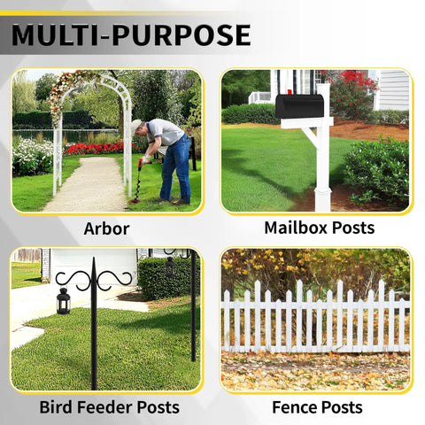 Auger Drill Bit For Planting 4 X 12 Inch Bulb Planter versatility shown in gardening and landscaping scenarios