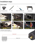 Installation guide for Golf Cart Cigarette Lighter Outlet With Quick Charge 3.0 USB Charger Waterproof 12V Input Power Socket