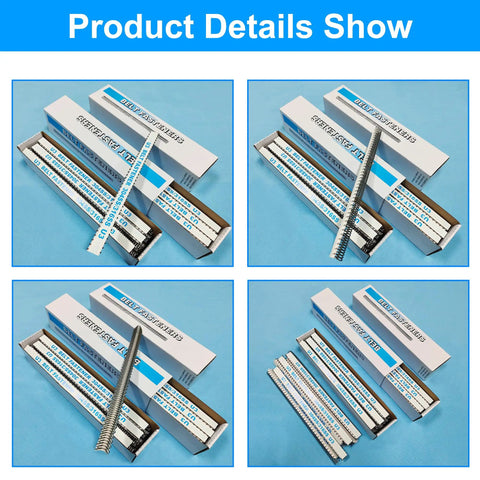 12 Piece Conveyor Belt Lacing Fasteners With Stainless Steel Wire Hook Pins For Splicing And Repair Pin Buckle Wire Hook Fastening
