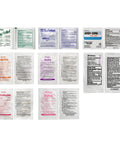 Individual packets of ointments and medications from the Ultralight Watertight Medical Kit.9 For Up To 4 People And 4 Days.