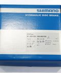 Box of Deore BR M6100 Disc Brake Metallic Front For All Mountain Riding 2 Piston Caliper Ice Technologies Servo Wave