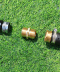 Heavy Duty Solid Brass Garden Hose Fittings Connectors Adapter Double Male To Male Faucet Leader Coupler Three Quarter GHT Thread