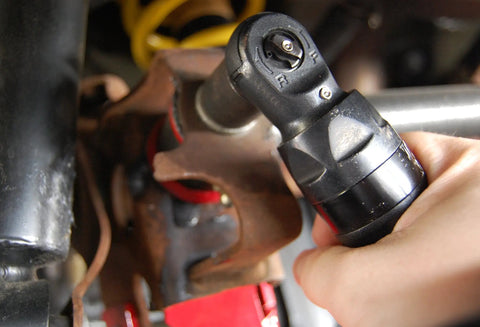 Using 3/8 Inch Mini Impact Ratchet Wrench That Crushes 700 RPM, Delivers 50 Ft Lbs Torque, Sealed Head on automotive part