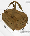 Heavy Duty 12 Inch Tool Bag For Mechanics Electricians Car Enthusiasts And DIYers Tough As Nails Multipurpose Gear Tote 12x7x7"