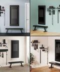 1 Tier Floating Shelf For Tonal Accessories And Home Gym Storage Must Have Wall Mount Gym Rack Metal Organizer With Rounded Edges