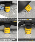 Pro Grade Vacuum Brazed Diamond Hole Saw Kit For Porcelain Tile Granite Marble And Stone 15 Piece Set in drilling steps