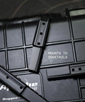 Low Profile Dovetail To Picatinny Rail Adapter For Rifles Nine Slot Mount on dovetail surface