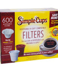 Box of 600 Count Disposable Coffee Filters For Keurig And K Cup Single Serve Brewers Use Your Own Coffee To Brew Custom Pods