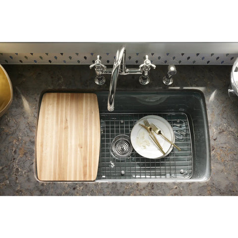 Cape Dory Stainless Steel Sink Rack For Bottom Basin 27.5 X 13.38 Inches Kitchen Organizer with utensils and cutting board