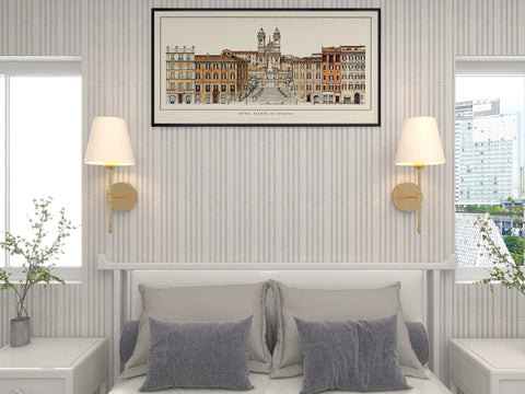 Battery Operated Dimmable Wall Sconce Set Of 2 With Remote Control And USB Rechargeable Wall Lamps by bedside in bedroom