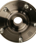 Front view of Wheel Bearing And Hub Assembly for Kia Sorento and Hyundai Santa Fe Rondo models, tough OE grade hub kit