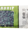 Plastic package of 2 GPH Pressure Compensating Drippers 50 Pack For Drip Irrigation Systems Keeps Water Flow Steady For Gardens Shrubs
