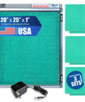 20x25x1 Electronic Air Filter Kit For Whole Home Purification With High Air Flow, No Fuss DIY Install, Includes 1-Year Supply Of Replacement Pads, Easy Replacement For Your AC Or Furnace Filter, Plug It In