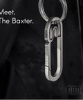 Ultralight Titanium Carabiner Keychain EDC Ready For Everyday Carry And Outdoor Adventures Built Tough For Hiking Camping