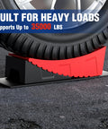 Heavy Duty Nine Piece Rv Leveling Blocks Kit Rated Eight Thousand Pounds For Camper And Travel Trailer Stabilizers on asphalt.