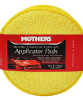 Microfiber Polishing Pads Set For Car Detailing 5 Inch Yellow 6 Pack Ultra Soft Cleaning Pads For Even Product Application And Glossy Finish Non Scratch Safe On All Finishes Works With Wax Sealant And Polish