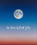 Chill Sleep Piano Music For Deep Relaxation And Quick Drift Off With Calm Night Melodies under moonlit sky with serene horizon.