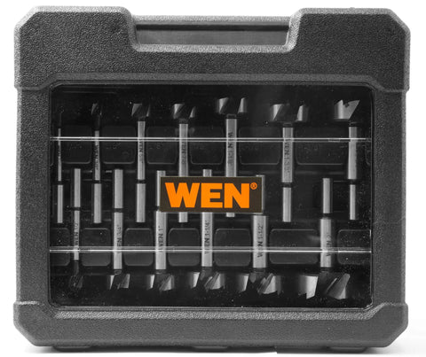 Nail Those Perfect Round Cuts With This Heavy Duty Forstner Bit Set featuring a tough carrying case and precise drill bits.