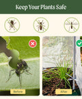 Garden Cover Netting System 2x8 Beds Before and After Pest Control 35 Percent Shade Frame Durable Plant Protection