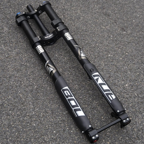 Beefed-Up Downhill Mountain Bike Front Fork With Air Suspension, Thru-Axle Boost 110x15, 34mm Stanchions, 160mm Travel