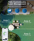 Lawn management map for Goat A3000 LiDAR Robot Lawn Mower With Dual LiDAR Navigation For Large Yards Up To Three Quarters Of An Acre