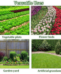 Versatile uses of Heavy Duty Biodegradable Paper Weed Barrier Roll 1.31x50 Ft for lawns, gardens, flower beds, and grasslands.