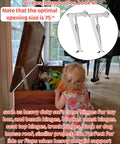 2 Pack Heavy Duty Gas Strut Hinges For Lids Up To 60 Lbs With Soft Close Pneumatic Lift on toy box, 200N support shown