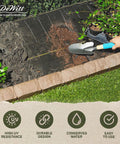 Heavy Duty Weed Barrier Fabric 6x200 Feet Ground Cover Mat For Greenhouses Gardens Raised Beds blocks weeds while digging