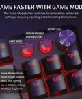Dope K70 Pro Rgb Tenkeyless Mechanical Gaming Keyboard Featuring Pre Lubed Hall Effect Switches And Lightning Fast Rapid Trigger Tech with Game Mode.