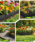 Metal Garden Edging For Landscaping 33 Ft Pack With Wrench And Gloves Included Easy Install Borders For Yard Pathways And Flower Beds
