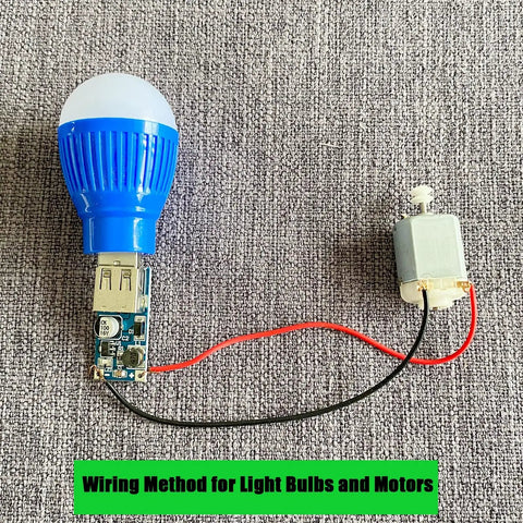 Hands On Hydroelectric Generator Kit With Natural Bamboo Construction Easy Assembly Safe 6V Output Water Power Model For Lab And Physics Projects Eco Friendly And Safe Energy Science Experiment wiring bulb and motor