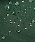Close-up of waterproof green material from Three Seat Patio Swing Canopy Replacement With Removable Seat Cover Weatherproof Garden Cover UV Block Sunshade Green Outdoor Furniture Accessory For Your Backyard Park Or Balcony.