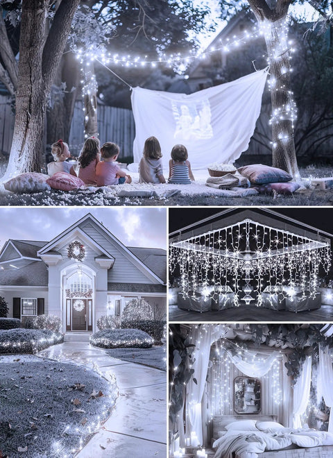 Firecracker String Lights 60 LED Battery Operated 5 Feet 2 Pack With Remote Pure White Twinkle Lights For DIY Wreaths Weddings Party Decor Mason Jars Bedroom Decor Christmas