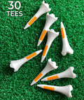 Pts Plastic Golf Tees One And A Half Inch 30 Count Durable 100 Percent Plastic Tees Ideal For Irons Hybrids And Woods