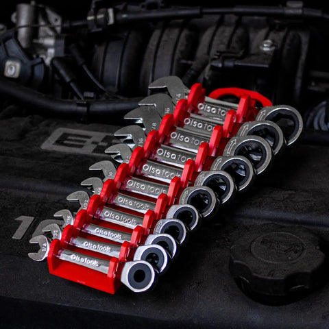 Compact Stubby 11pc SAE Ratchet Wrench Set With 120 Tooth Precision Chrome Vanadium Steel For Reaching Tight Spots And Boss Engine Work Space Saving Tools