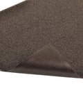 Close-up of black Prelude 3x6 Indoor Outdoor Entrance Mat For Heavy Traffic, Crush Resistant Coarse Loop Fibers Scrape Dirt At The Door