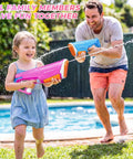 Electric Water Gun for Pool with Type C Charging Fast Fill Water Beast Mode Automatic Squirt Blaster for Long Range Battles