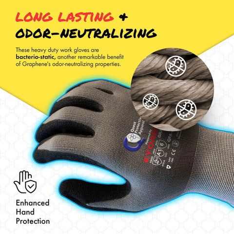 Light Cut Resistant Work Gloves With Graphene Fiber Construction For Everyday Tasks And Diy Heavy Duty Puncture And Abrasion Protection ANSI A1 Rated Large Size Ideal For Gardening Mechanical Work And General Hand Protection