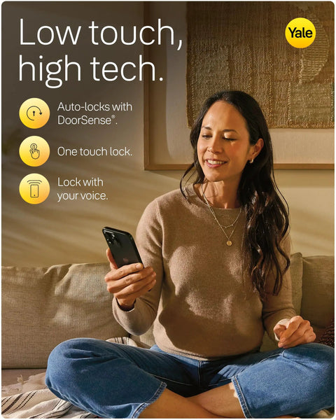 Wireless Keyless Entry Smart Deadbolt Featuring Responsive Touchscreen Keypad And Seamless WiFi Integration For Solid Home Security With A Matte Black Finish That Holds Up Great And Locks Smooth As Butter For Nothing But Good Vibes Daily