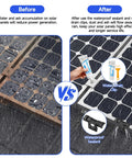 Comparison of solar panels showing Heavy Duty Aluminum Solar Panel Mounting Brackets Kit 10 Pack for Flat and Pitched Roofs usage