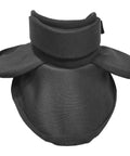 Front view of Tough As Nails Hema Throat Guard Gorget with air mesh and 350N fabric designed for fencing and longsword protection.