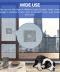 Heavy Duty Window Screen Repair Tape 2 Inch By 15 Foot Roll, Tough Adhesive Mesh Patch Kit For Windows Or Doors, installed on window