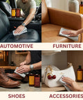 Hardcore Leather Care Kit With Nontoxic Conditioner And Gentle Cleaner For Deep Rejuvenation and Long Lasting Protection on furniture and auto seats.
