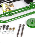Power Steering Kit For John Deere Tractors JD 2020 2030 2040 2130 Includes Pump Reservoir Hoses Tie Rods Components Display