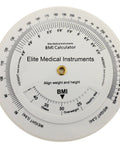 Adult Bmi Wheel Calculator For Quicker Body Mass Index Tracking Vinyl Gauge displaying height and weight measurements for easy BMI calculation.