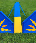 Free Standing Starburst Wings Dog Agility Training Indoor Outdoor Lightweight High Grade PVC Durable Obstacle Equipment
