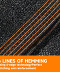 Close-up of 90 Percent Shade Cloth With UV Resistant Durable Mesh Tarp Grommets showing reinforced edges and strong hemming.