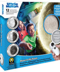 Moon In My Room Light Up Lunar Phases Kit With Remote Control Or Automatic Mode STEM Toy box showing children using night light