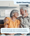 Couple enjoying quiet time at home with Compact Countertop Dishwasher With No Sweat Faucet Hookup Six Place Setting Capacity.