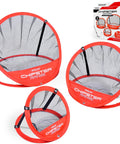 Chipster Range Golf Chipping Practice Net Target System With Carrying Case Red Fast Popup Setup Three Target Zones To Sharpen Accuracy